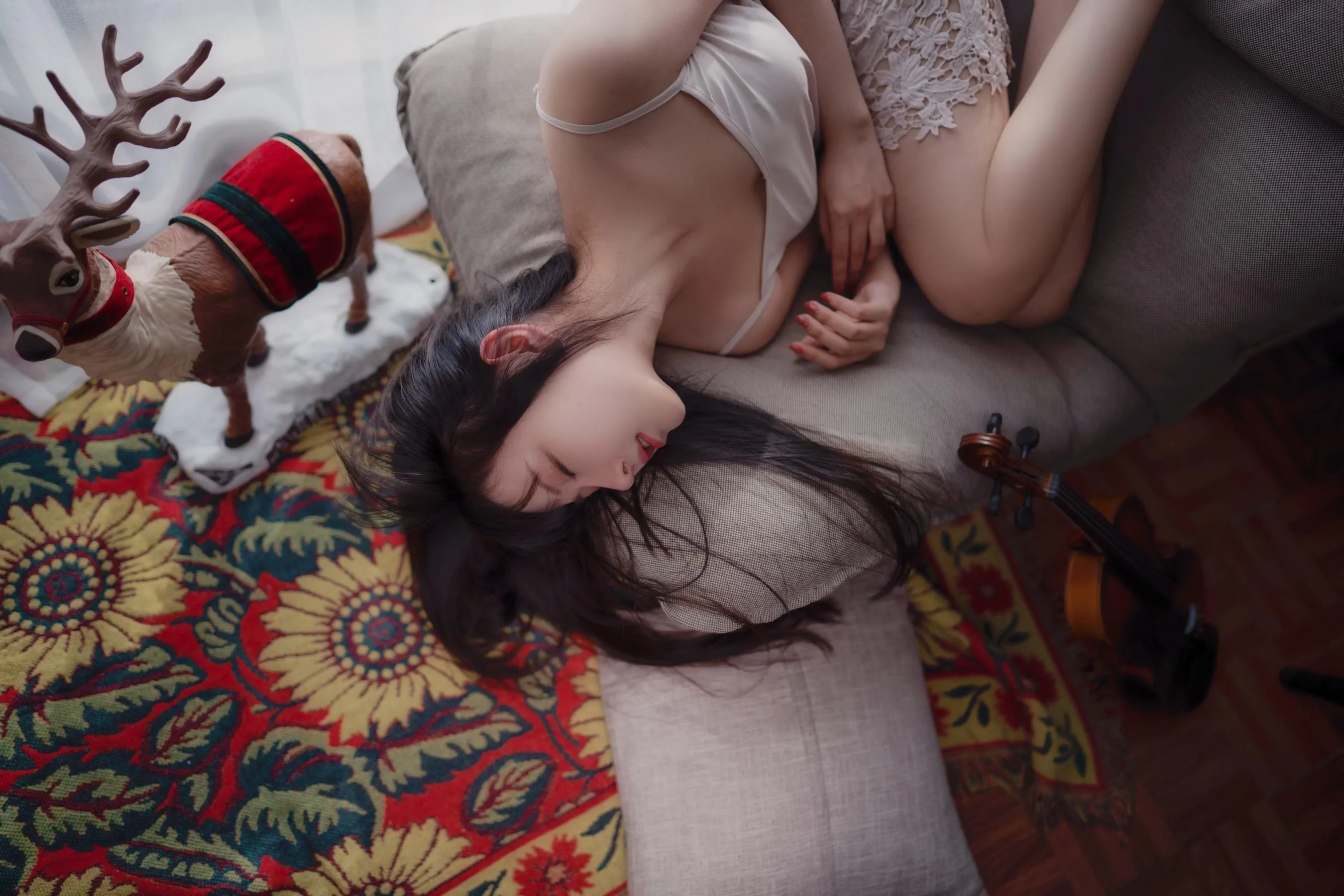 Shika小鹿鹿 – NO.88 长发姑娘 [22P]插图6